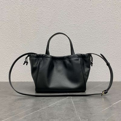 Cel*ne cabas black handbag soft leather 22x17x15cm - image 7