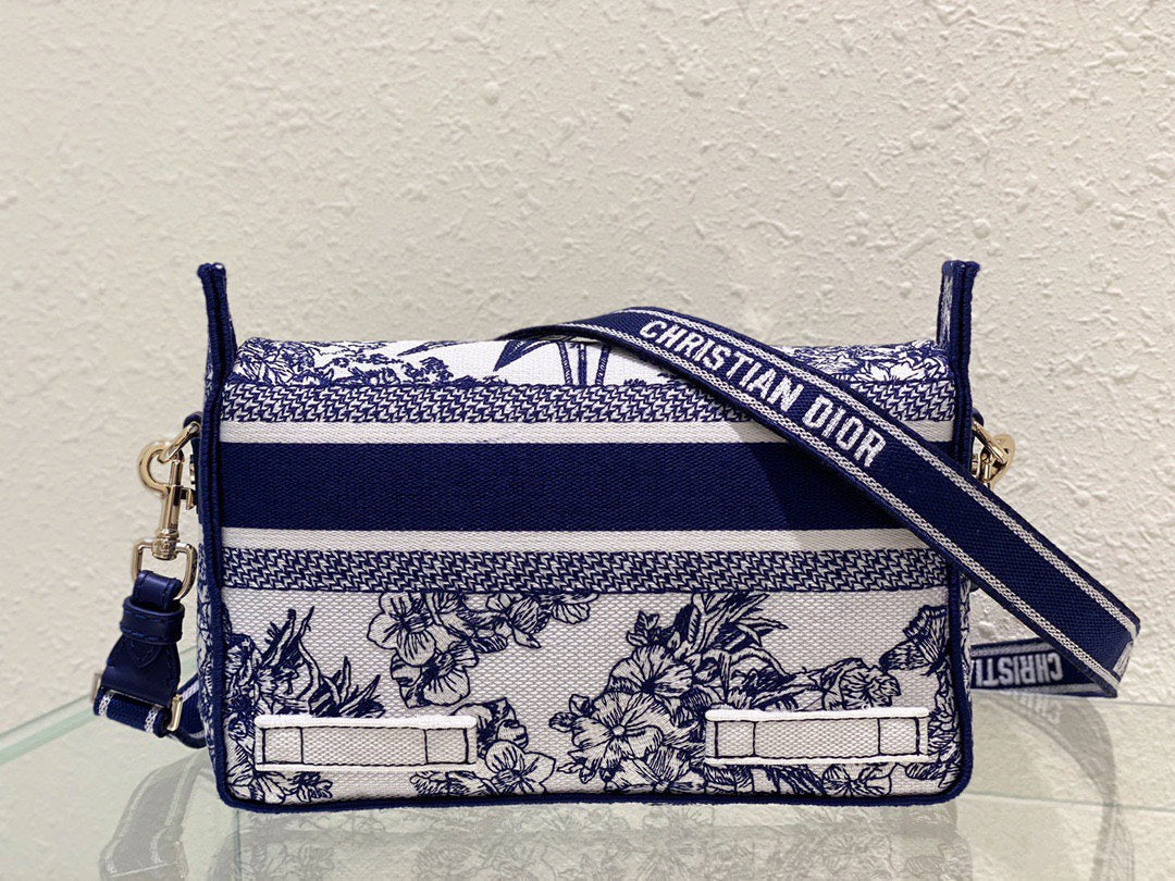 Di*r camp women’s super premium handbag canvas pattern 25x15x8cm - image 5
