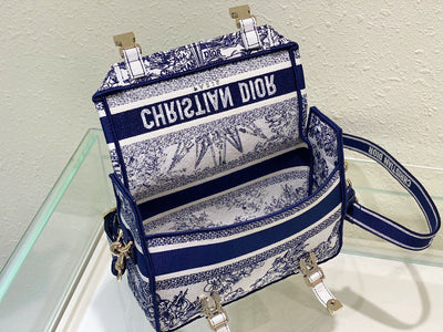 Di*r camp women’s super premium handbag canvas pattern 25x15x8cm - image 9