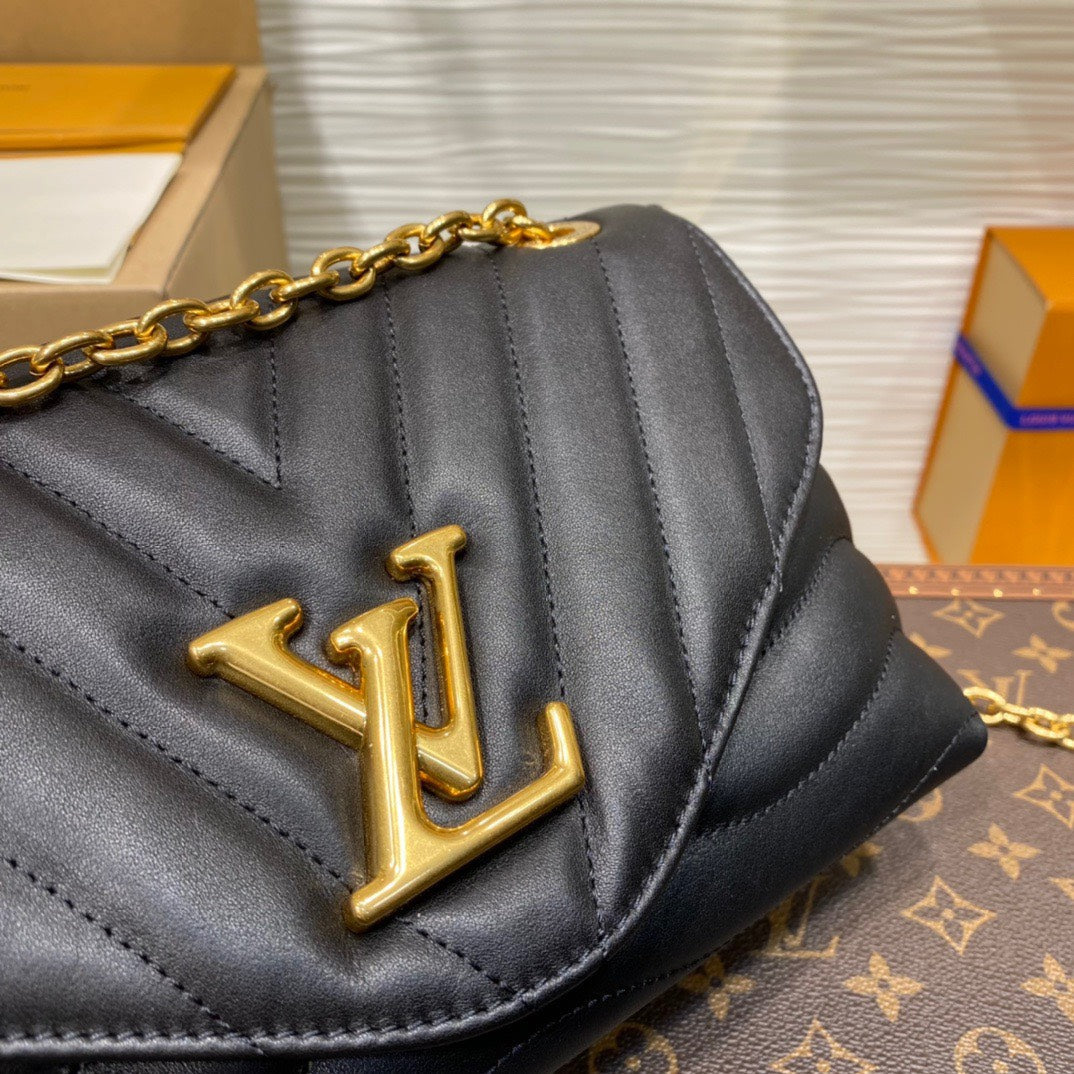 Lou*s Vuitt*n lv new wave black like auth handbags 24x14x9cm - image 6
