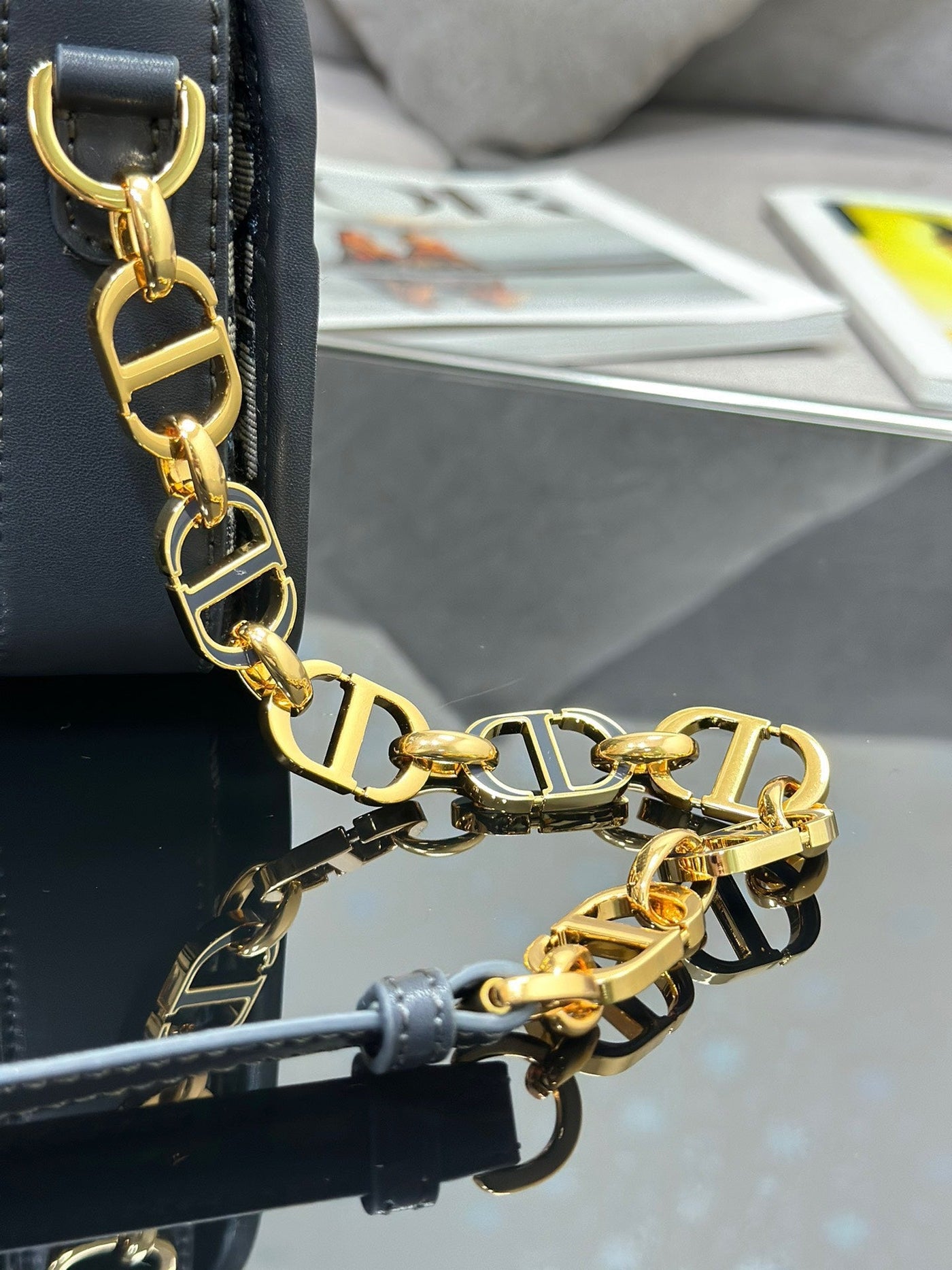 Di*r 30 montaigne avenue monogram super bag 22.5x12cm - image 6