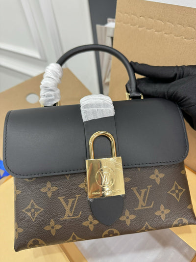 Lou*s Vuitt*n lv locky bb monogram mix black brown handbags 20×7.5x16cm - image 6
