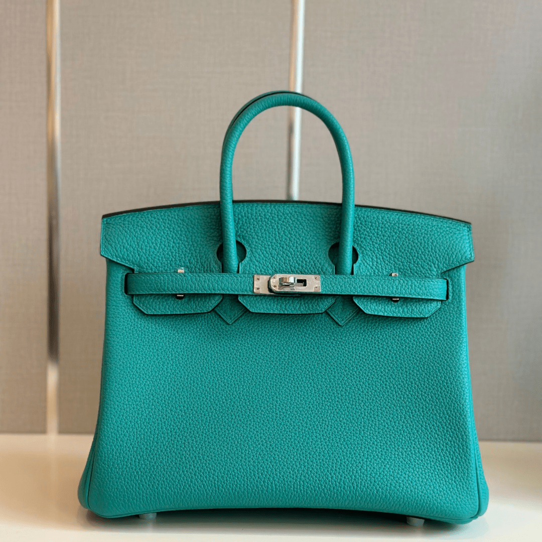 Herm*s birkin phw da togo ocean blue handbags 25cm - main image