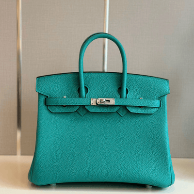 Herm*s birkin phw da togo ocean blue handbags 25cm - main image