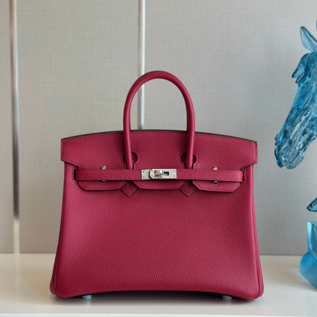 Herm*s birkin phw da togo handbags dark red 25cm - main image