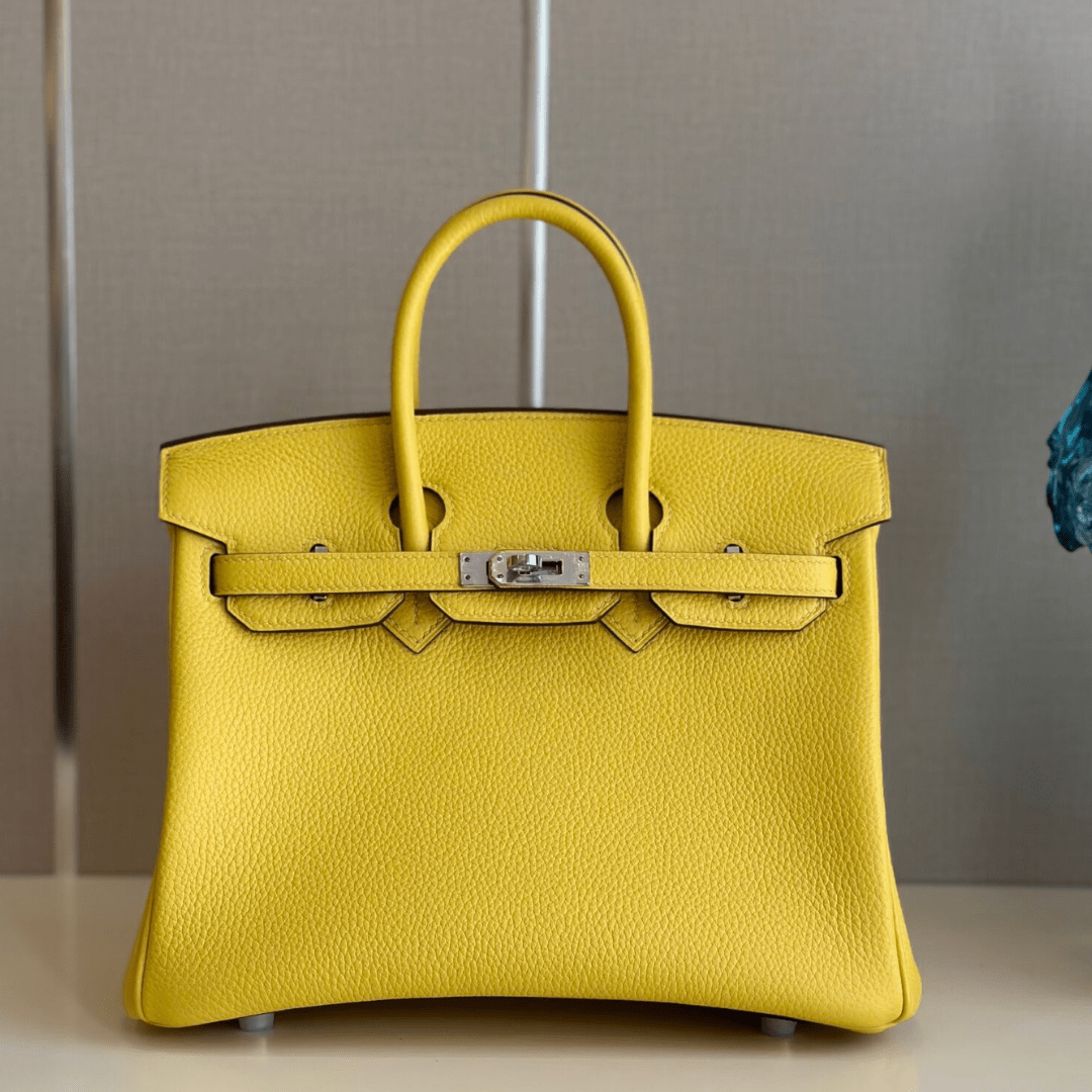 Herm*s birkin phw da togo yellow replica 11 handbags 25cm - main image