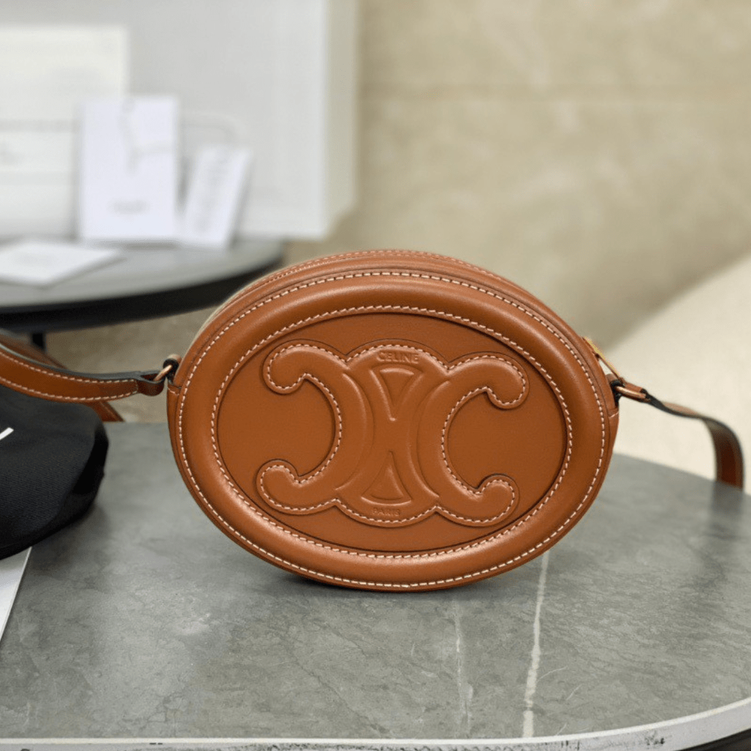 Cel*ne mini handbag replica 11 brown soft leather 16×12.5x4cm - main image