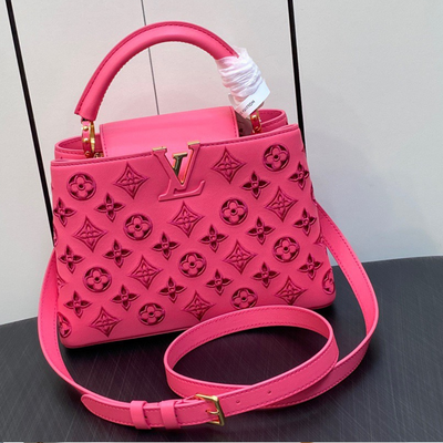Lou*s Vuitt*n lv capucines bb handbags pink 27x18x9cm - main image