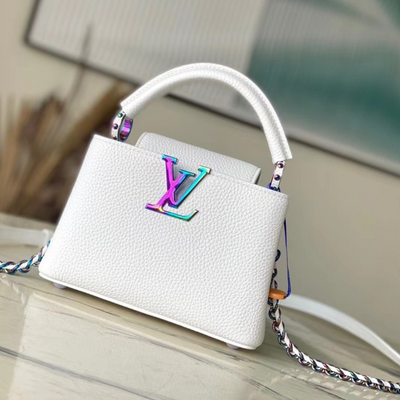 Lou*s Vuitt*n lv capucines lock rainbow handbags 21cm - main image