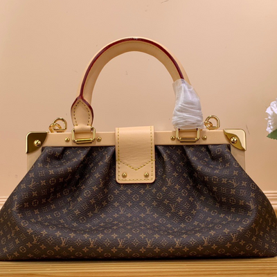 Lou*s Vuitt*n lv clucth tisitt like auth lock handbags 28x14cm - main image