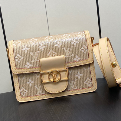Lou*s Vuitt*n lv dauphine monogram like auth handbags 20x15x9cm - main image