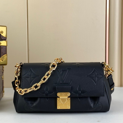 Lou*s Vuitt*n lv favorite replica black handbags 24x14cm - main image