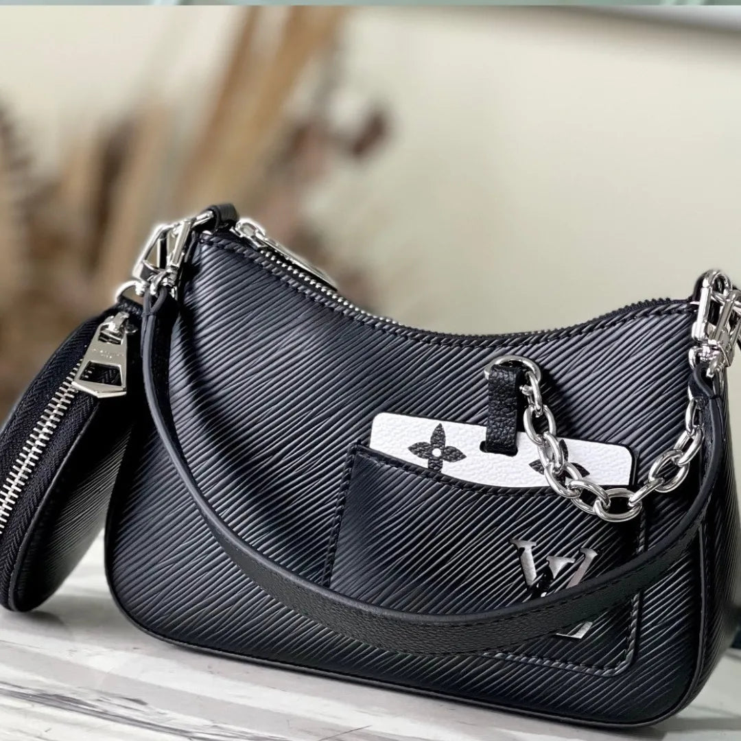 Lou*s Vuitt*n lv marellini epi black handbags 20cm - main image