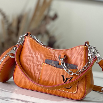 Lou*s Vuitt*n lv marellini epi lock silver orange handbags 20cm - main image