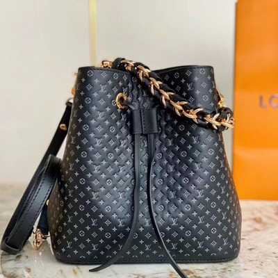 Lou*s Vuitt*n lv neonoe bb like auth black woman’s handbags 26cm - main image