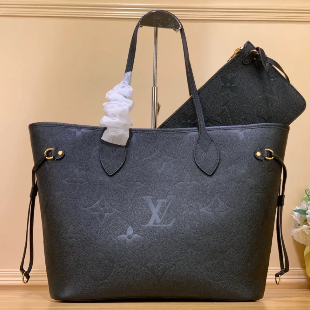 Lou*s Vuitt*n lv never full black handbags 32x29x17cm - main image