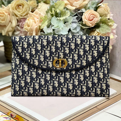 Di*r 30 montaigne avenue monogram handbag like auth 30x18x2cm - main image