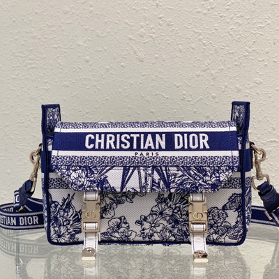 Di*r camp women’s super premium handbag canvas pattern 25x15x8cm - main image