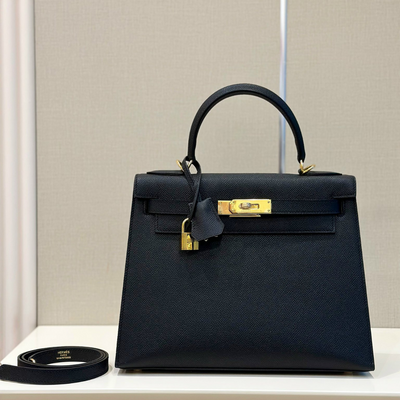 Herm*s kelly replica 1:1 woman’s handbags lock gold 28cm - main image