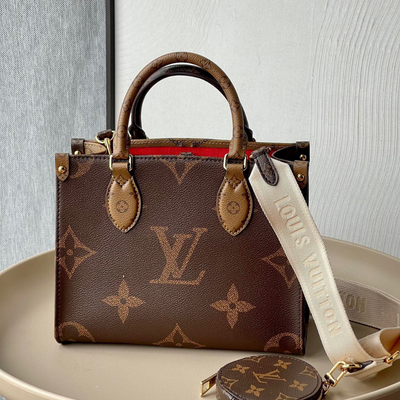 Lou*s Vuitt*n lv on the go like auth handbags lv pattern 25x19x11.5cm - main image