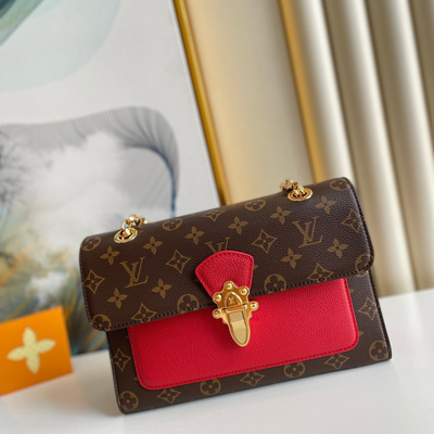 Lou*s Vuitt*n lv victoire monogram pattern like auth handbags 27x20x10cm - main image