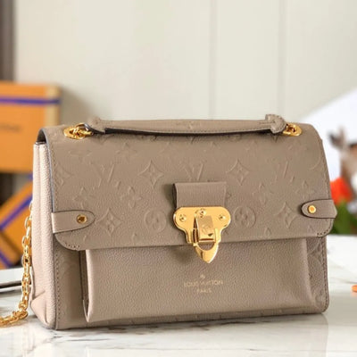 Lou*s Vuitt*n lv vavin super high quality brown women’s handbag with sunken monogram pattern 25x18x10cm - main image