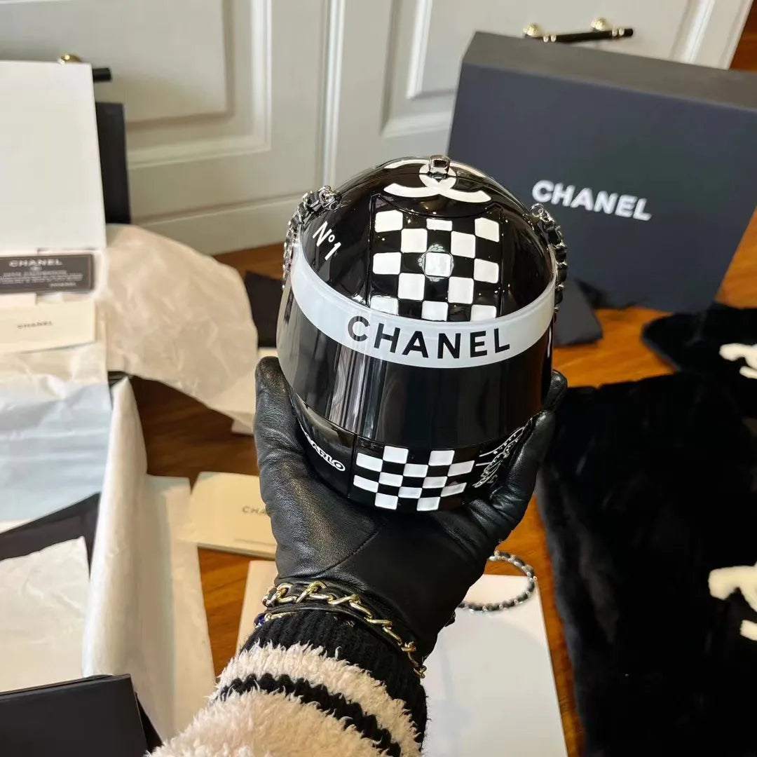 Chan*l handbags resort cruise 2023 monte-carlo black mix white - main image
