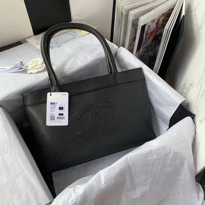 Chan*l vintage classic like auth handbags black woman’s 30x21x8cm - main image