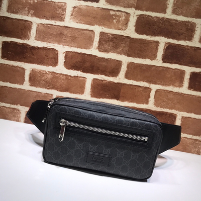 Guc*i gg supreme black belt bag black - main image