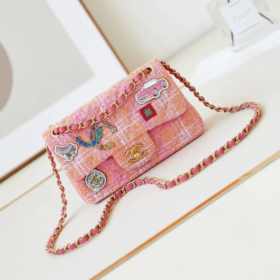Chan*l woven crossbody bag - main image