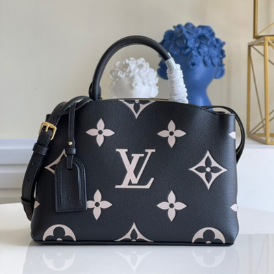 Lou*s Vuitt*n lv petit palais da bicolor monogram empreinte handbags 29x18cm - main image