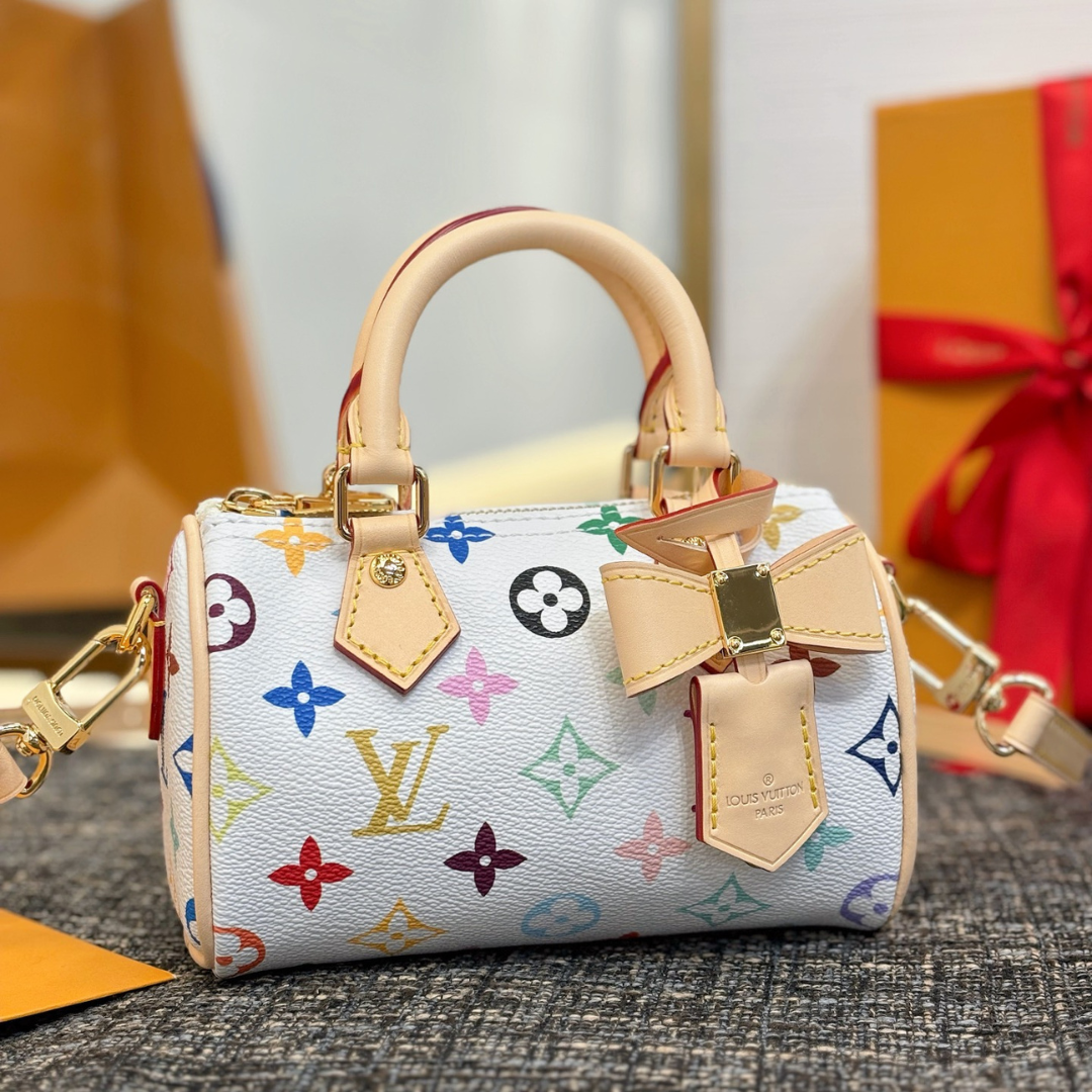 Lou*s Vuitt*n x takashi murakami nano speedy bag - main image