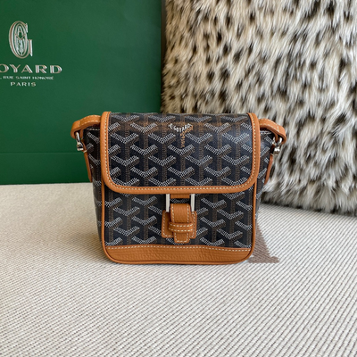 Goya*d black coated canvas mini cross-body bag - main image