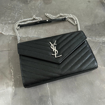 Y*L woc black with sliver hardware - main image