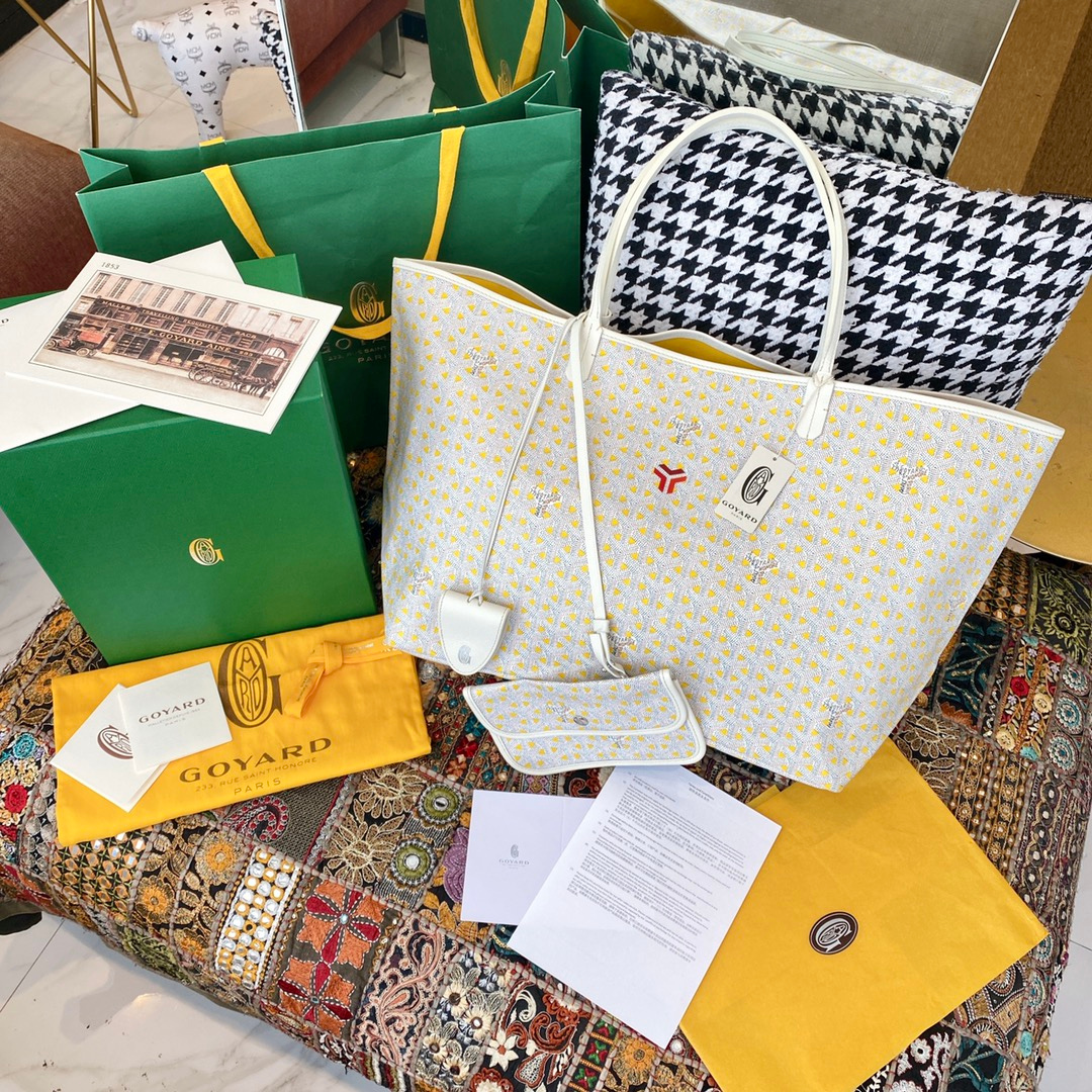 Goya*d limited edition saint Lou*s claire-voie gm bag /tote – yellow - main image