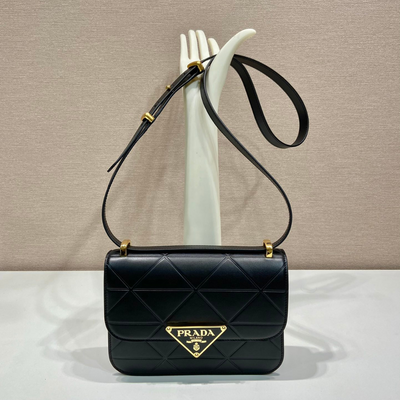 Pr*da pattina in pelle calfskin black - main image