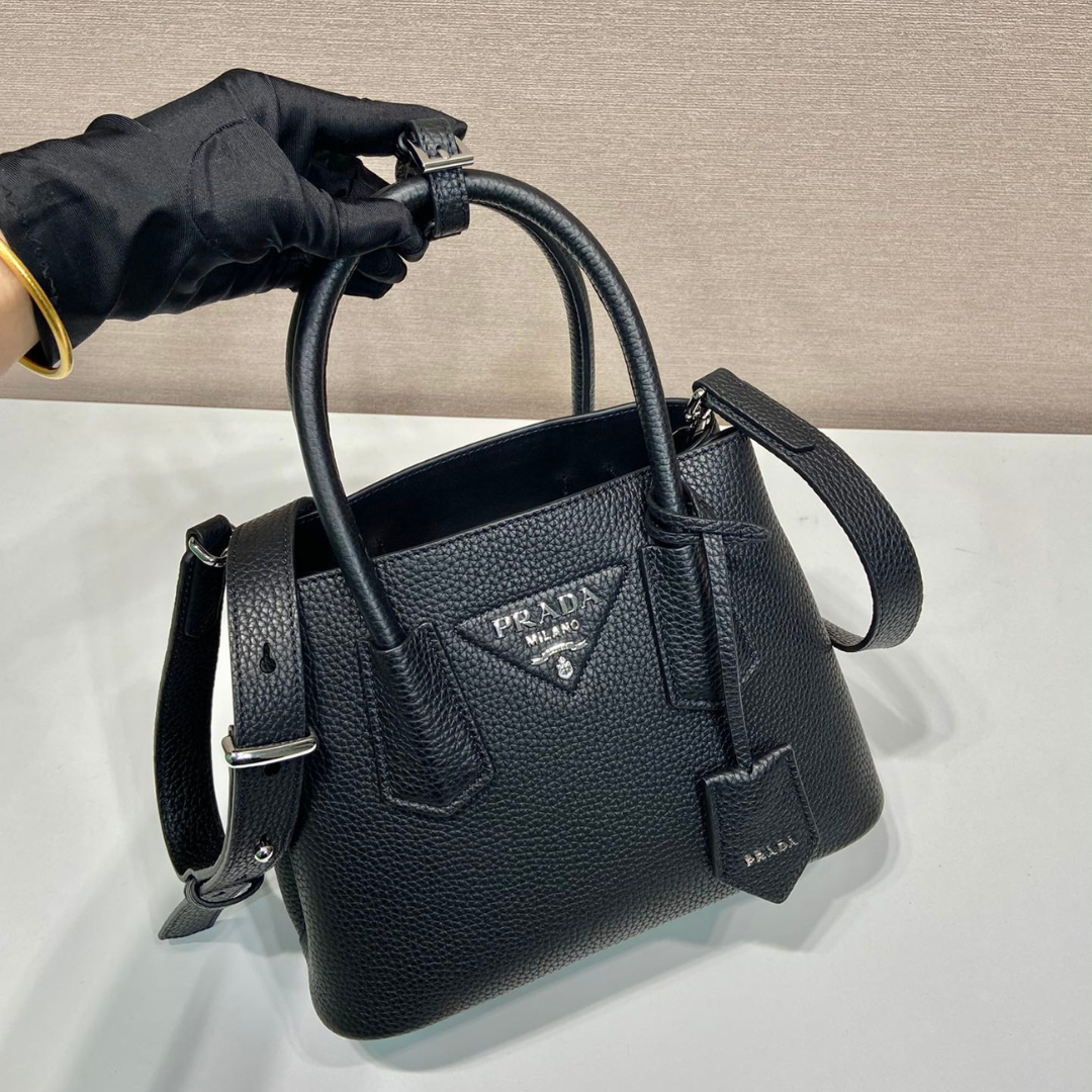 Pr*da small Pr*da double saffiano leather bag - main image
