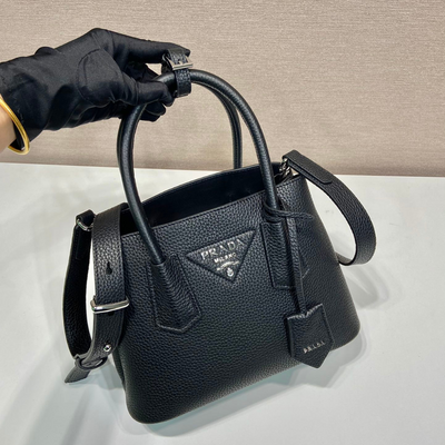 Pr*da small Pr*da double saffiano leather bag - main image