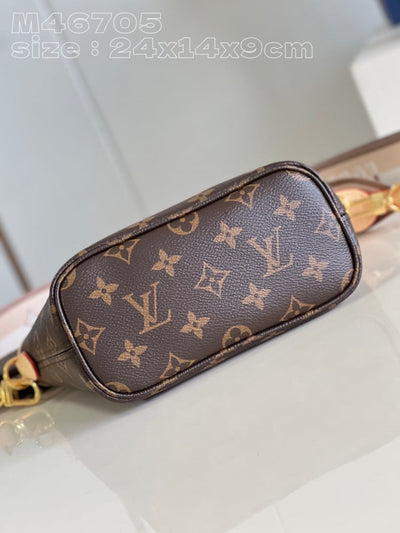 Lou*s Vuitt*n lv neverfull mini monogram handbags 24x14x9cm - image 4