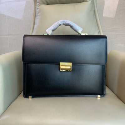 mont blanc leather bag - main image