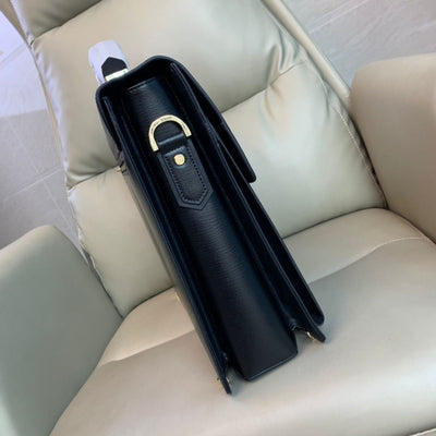 mont blanc leather bag - image 6