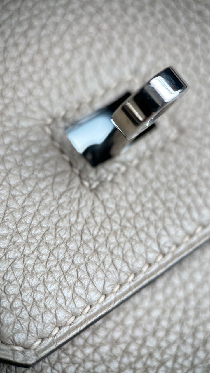 Herm*s birkin 30cm gris tourterelle palladium hardware - image 5
