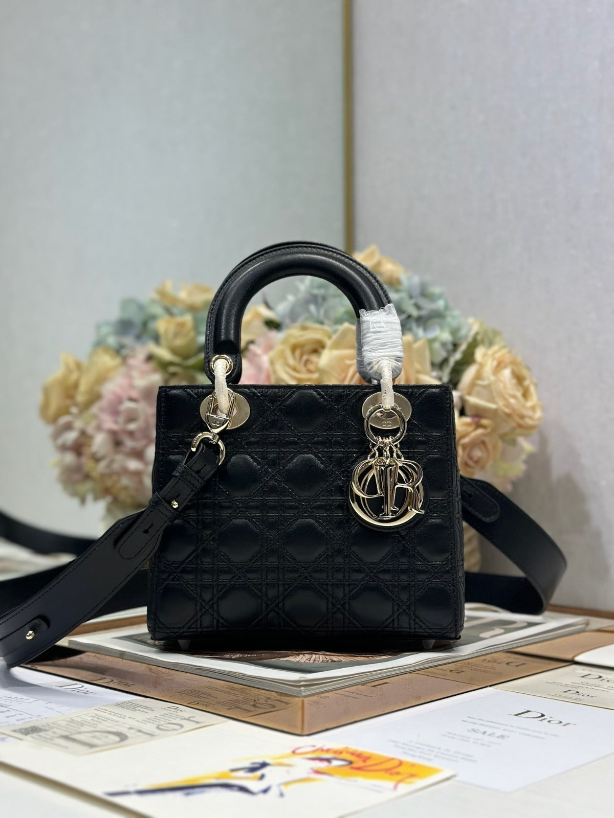 Di*r lady small black handbag - image 2