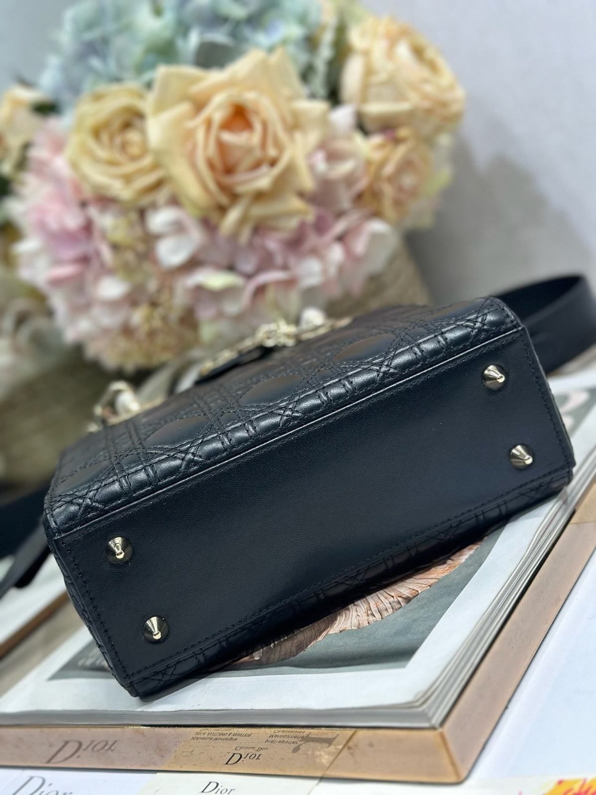 Di*r lady small black handbag - image 8