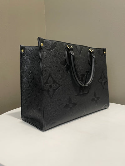 Lou*s Vuitt*n black empreinte monogram giant onthego mm - image 3