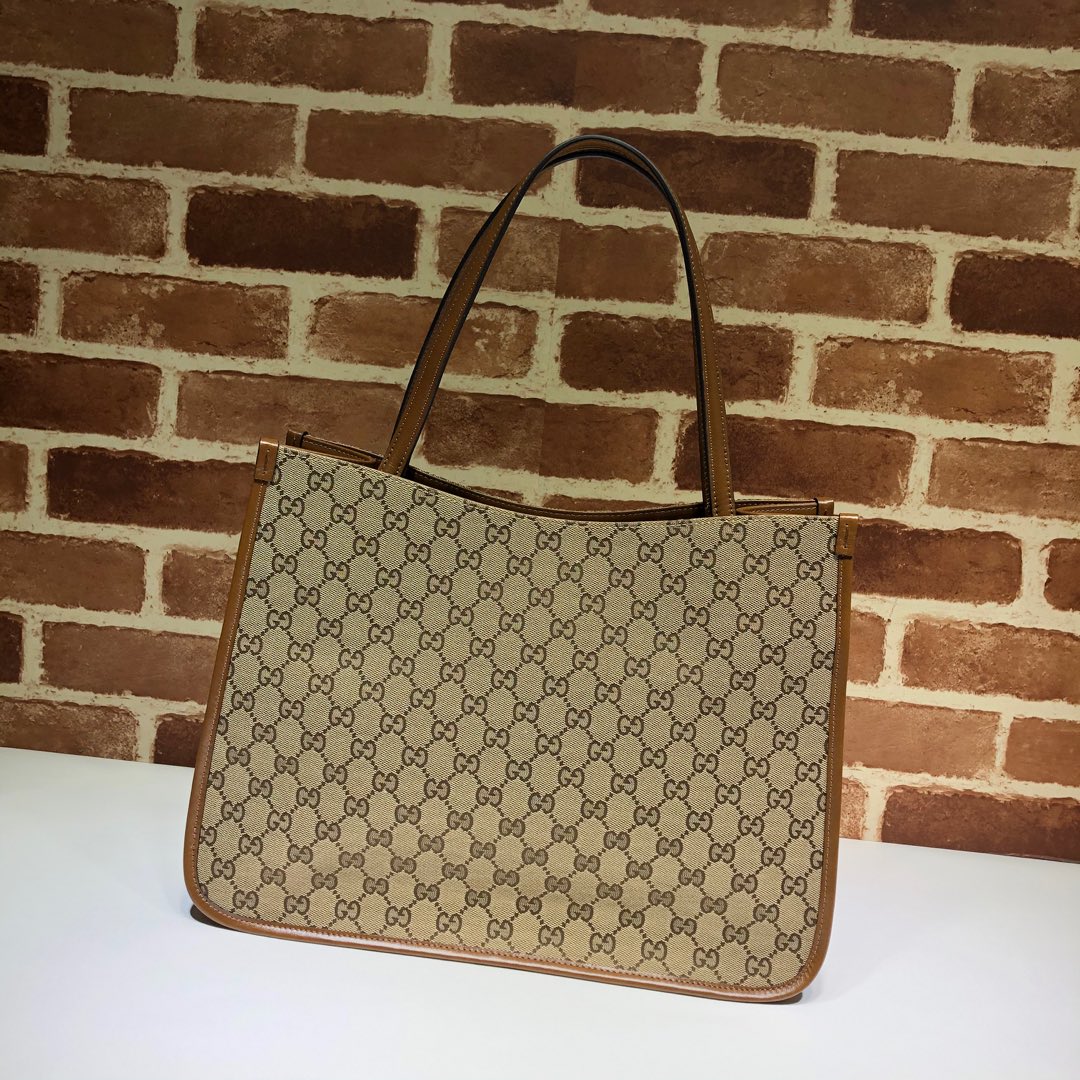 Guc*i horsebit 1955 gg supreme canvas leather - image 5