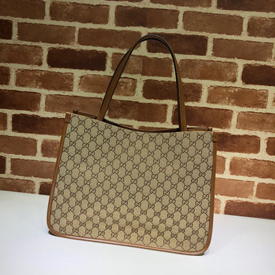 Guc*i horsebit 1955 gg supreme canvas leather - image 5