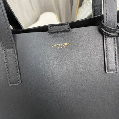 saint laurent east west grained leather tote - image 2