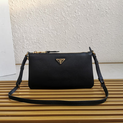 Pr*da leather shoulder bag - image 6