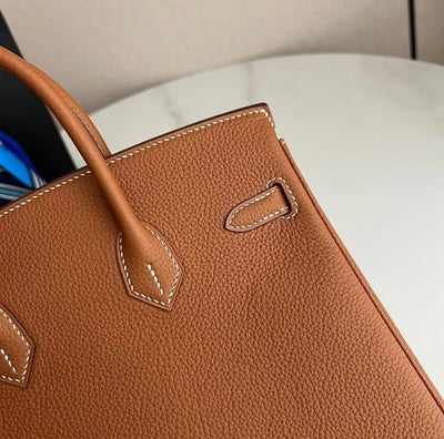 Herm*s birkin 25 gold colour with gold hardware - image 7